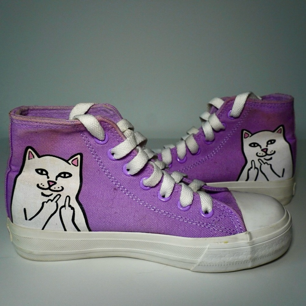 Ripndip | Lord Nermal High-Top Shoes (Lavender) | Size US4, UK2.5, EUR35.5, CM22